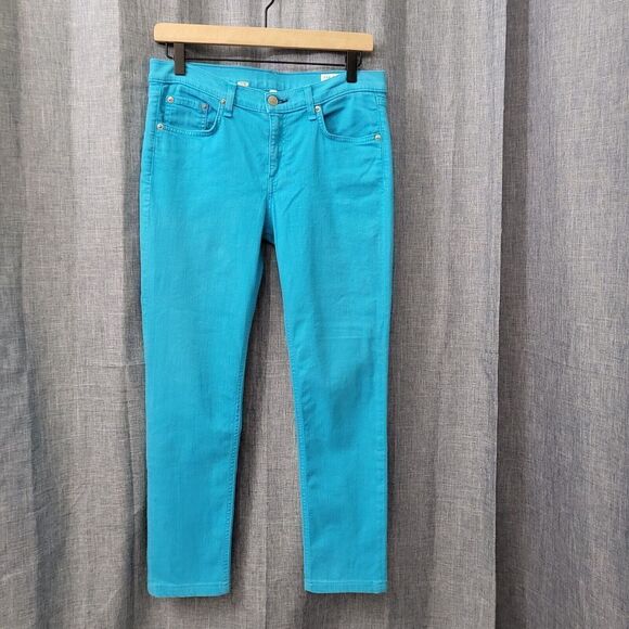 rag & bone Crop Skinny Electric Indiglo Jean Size 29 (8) - Picture 2 of 8